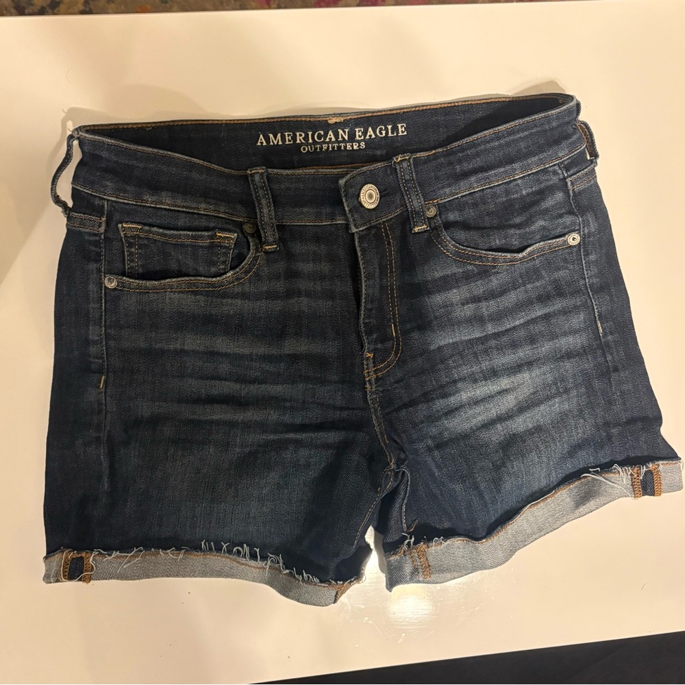 American Eagle Outfitters Women's Jean Shorts - Next Level Stretch X Midi